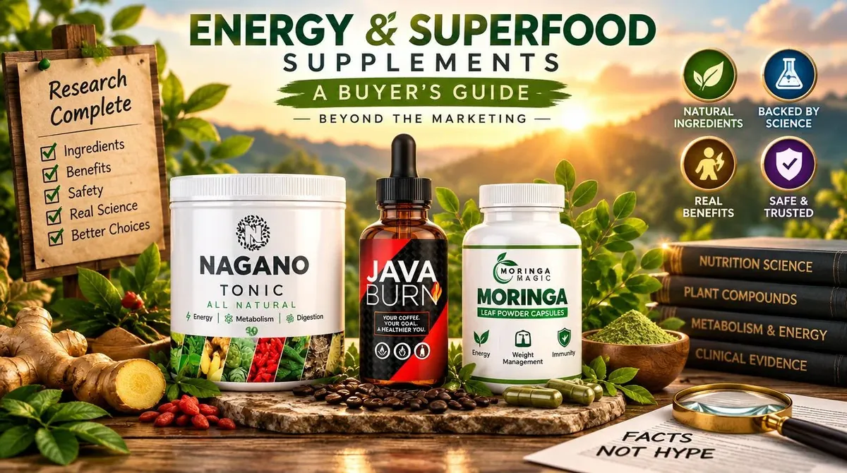 Energy & Superfood Supplements: A Buyer's Guide Beyond the Marketing: What to check before buying in this category