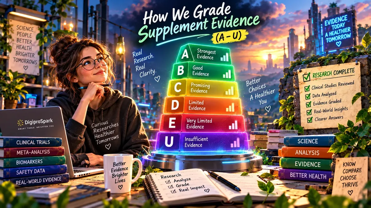 How We Grade Supplement Evidence (A–U): The A–U scale