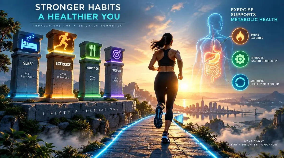 Lifestyle Foundations: What Actually Helps You Stick With Any Health Routine: Exercise: the other half of the same metabolic picture