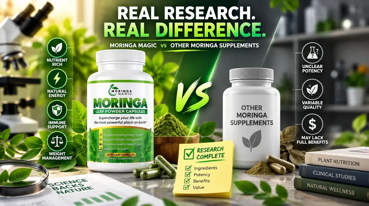 Moringa Magic vs Other Moringa Supplements: How to Actually Compare Them: The comparison that actually matters: disclosed dose vs studied dose