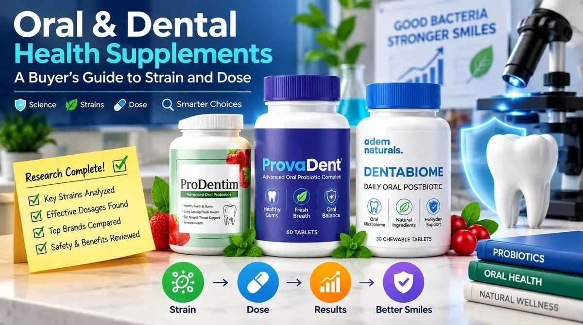Oral & Dental Health Supplements: A Buyer's Guide to Strain and Dose: What our research actually found