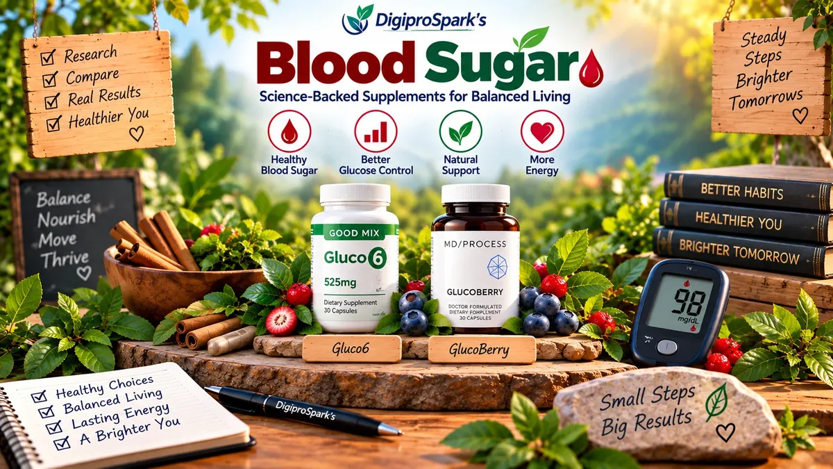DigiproSpark's Complete Product Roundup 2026: Every Reviewed Supplement, By Category: Blood Sugar