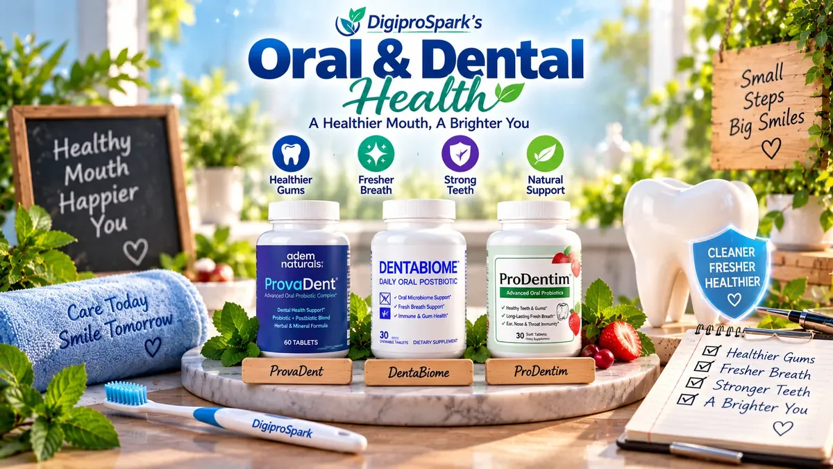 DigiproSpark's Complete Product Roundup 2026: Every Reviewed Supplement, By Category: Oral & Dental Health