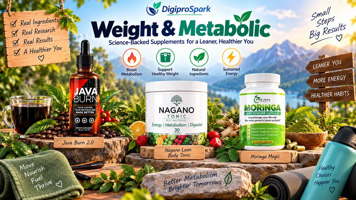 DigiproSpark's Complete Product Roundup 2026: Every Reviewed Supplement, By Category: Weight & Metabolic