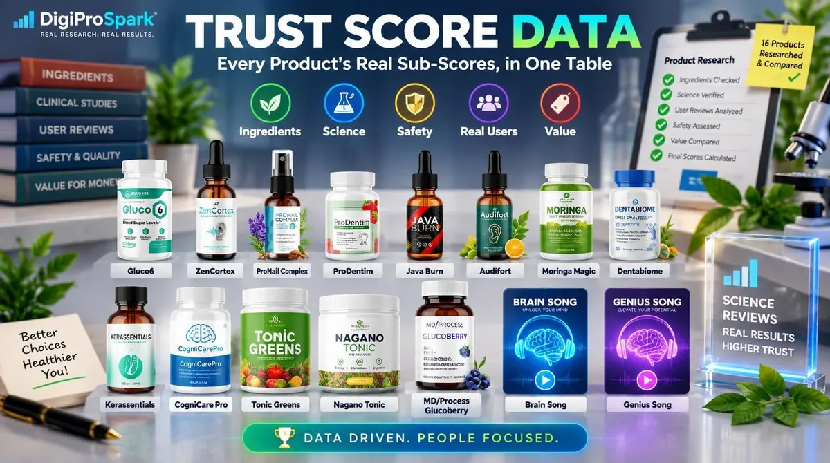 Trust Score Data: Every Product's Real Sub-Scores, in One Table: The full dataset