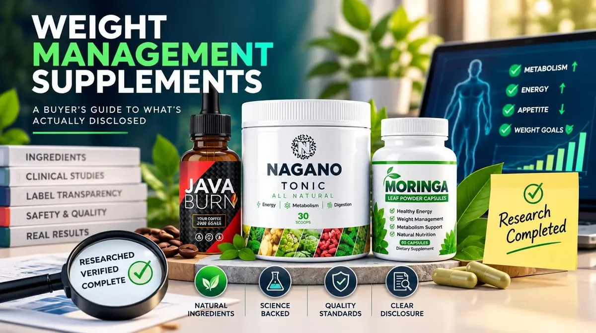 Weight Management Supplements: A Buyer's Guide to What's Actually Disclosed: What our research actually found
