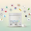 19 YouthRX Longevity Ingredients and Benefits Review 2026 — daily longevity mix powder with NR, Ca-AKG, spermidine, creatine, and pterostilbene.