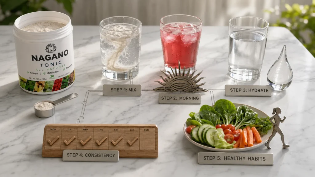Nagano Lean Body Tonic — How to Use / Dosage