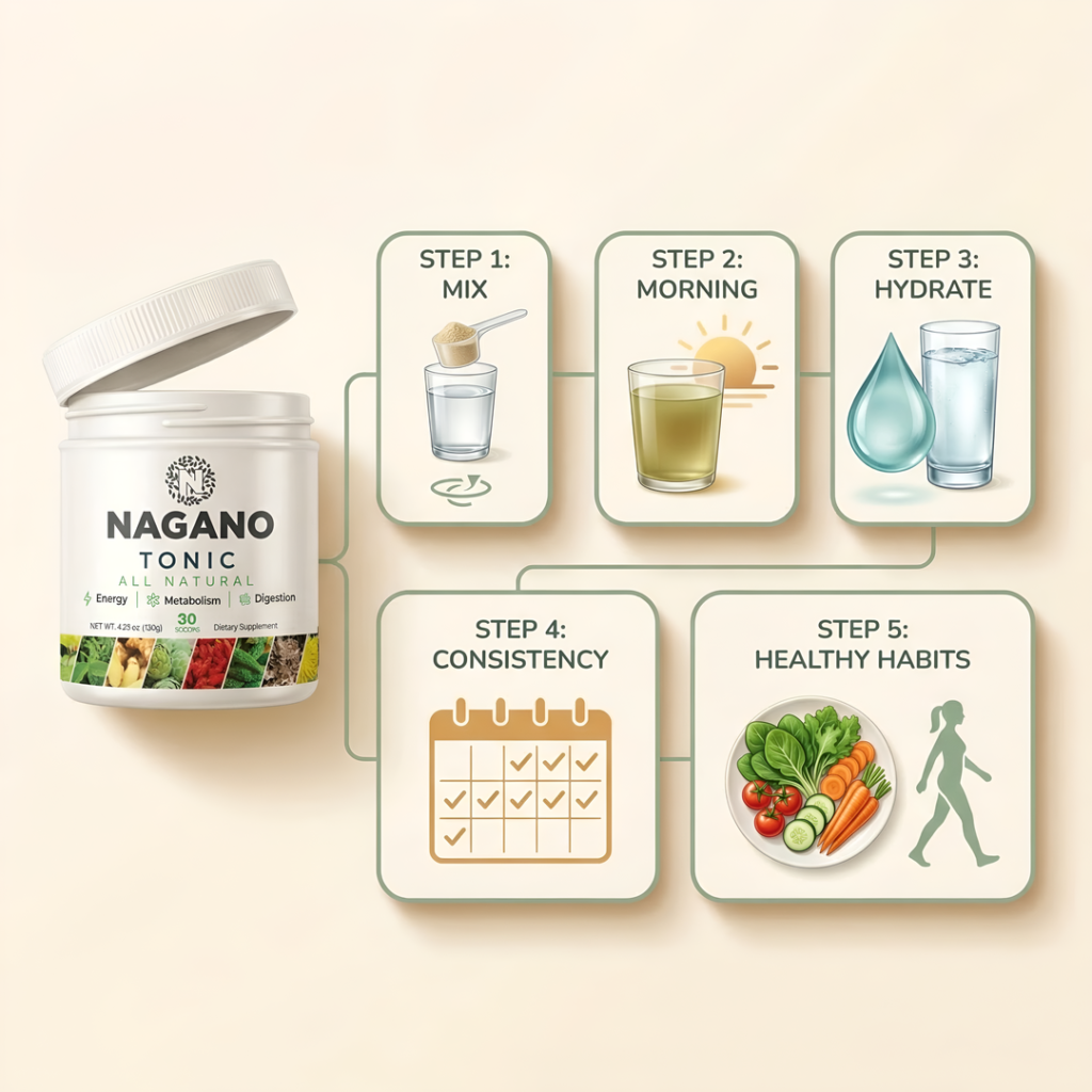 Nagano Lean Body Tonic — How to Use / Dosage