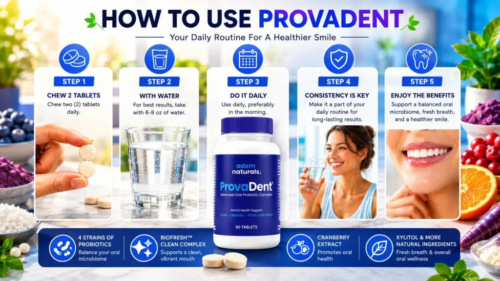 ProvaDent — How to Use / Dosage