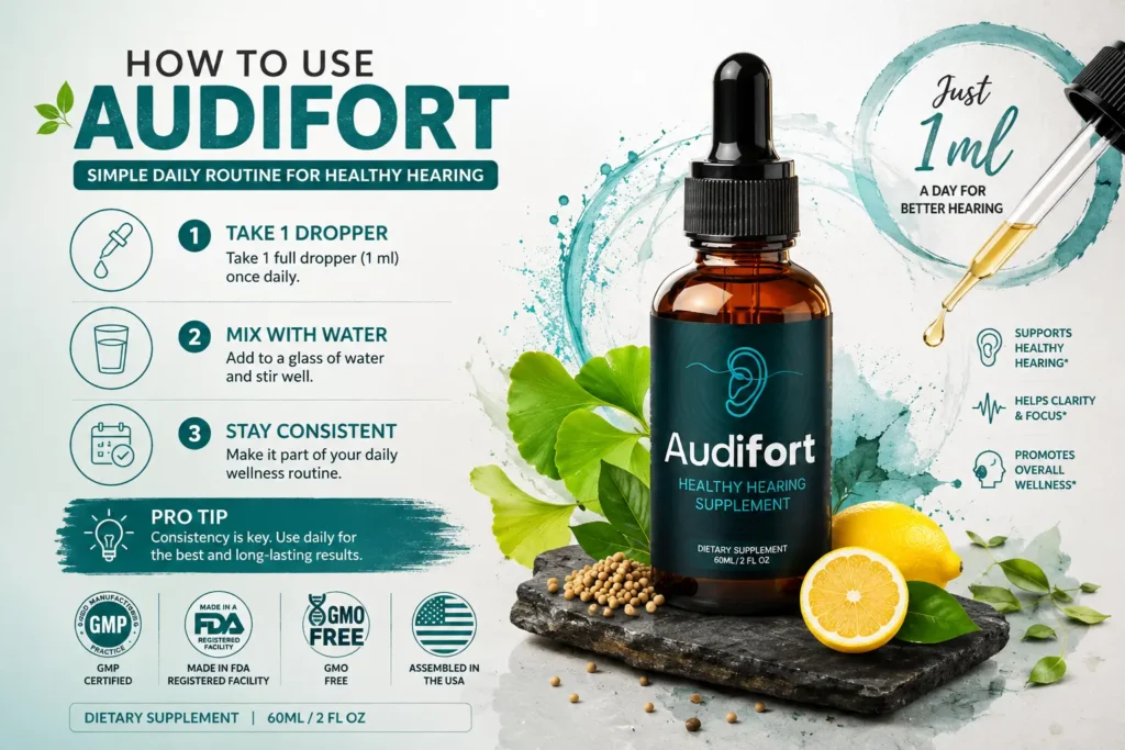 Audifort — How to Use / Dosage
