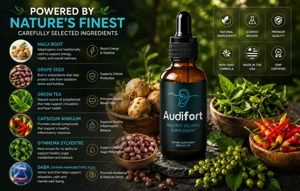 Audifort — Ingredient Evidence