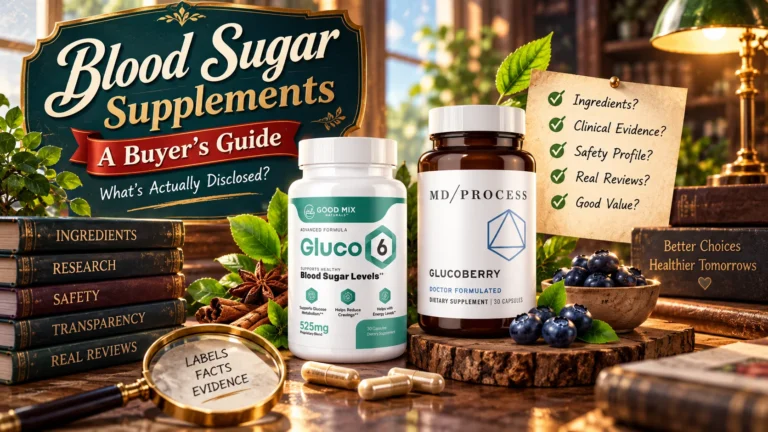Blood Sugar Supplements: A Buyer’s Guide to What’s Actually Disclosed