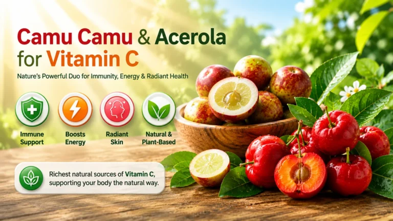 Camu Camu & Acerola Vitamin C: Natural vs Synthetic