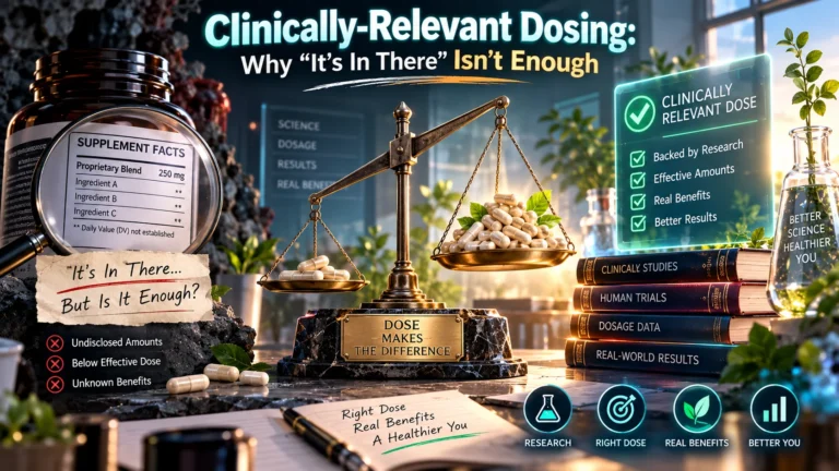 Clinically-Relevant Dosing: Why “It’s In There” Isn’t Enough
