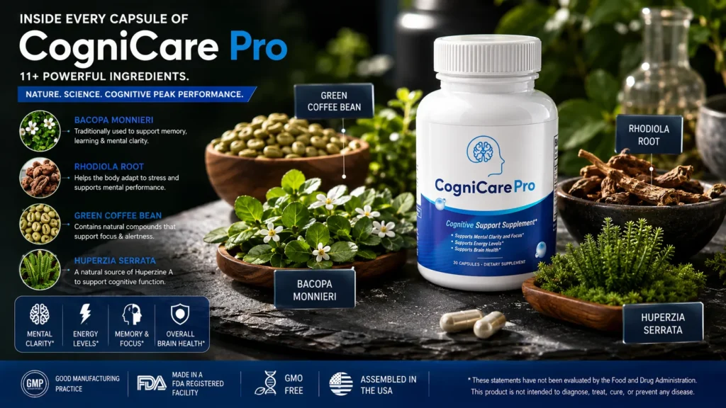 CogniCare Pro — Ingredient Evidence