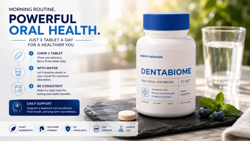 DentaBiome — How to Use / Dosage
