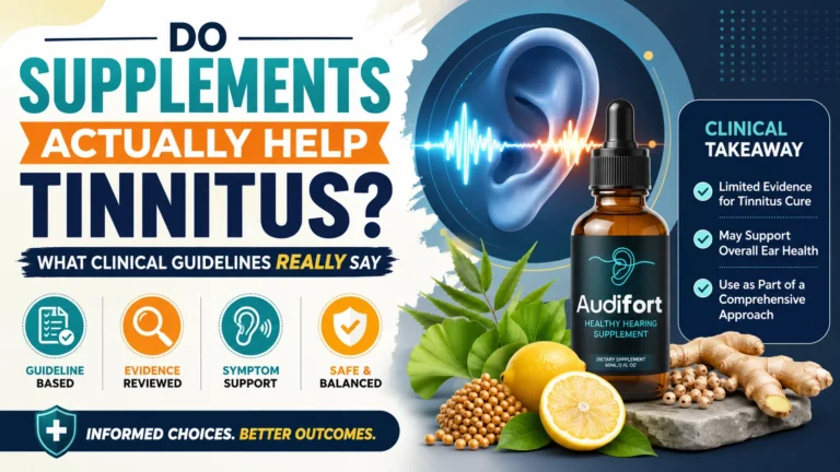 Do Supplements Help Tinnitus? Clinical Guidelines Explained