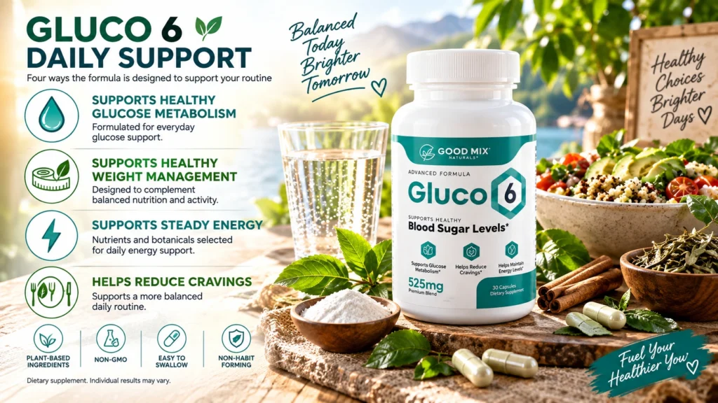Gluco6 — Benefits & Timeline