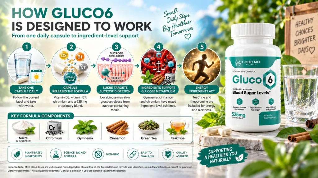 Gluco6 — How It Works