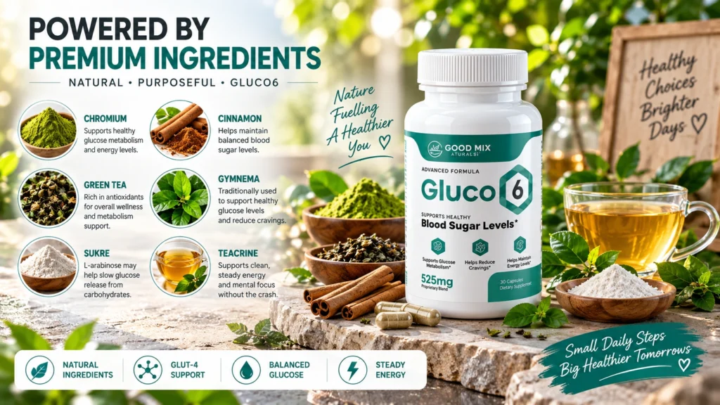 Gluco6 — Ingredient Evidence