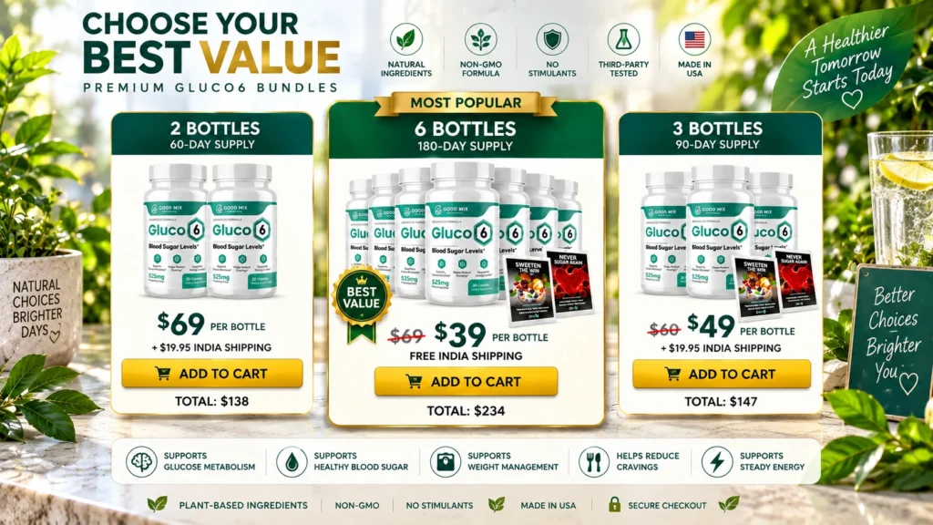 Gluco6 — Pricing & Bundles