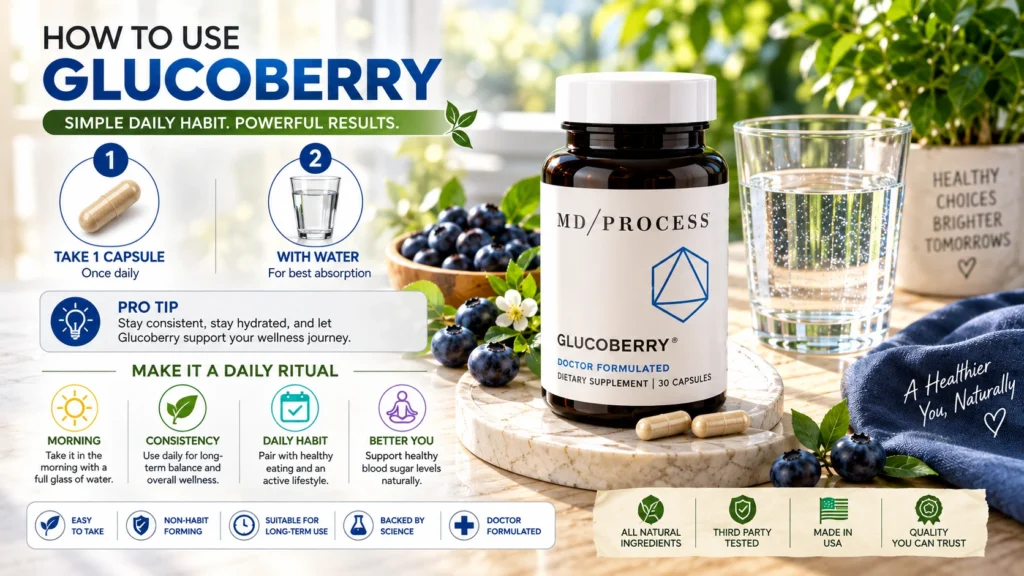 GlucoBerry — How to Use / Dosage