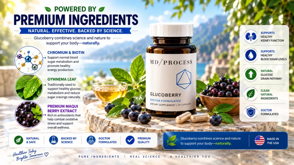 GlucoBerry — Ingredient Evidence