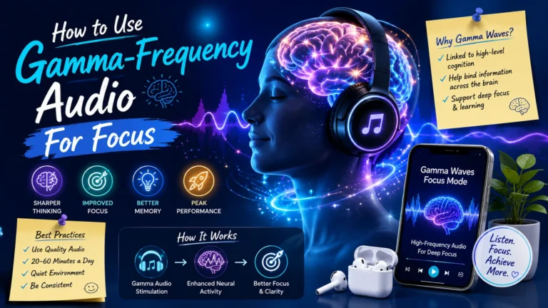 How to Use Gamma-Frequency Audio for Focus