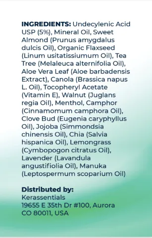 Kerassentials — Ingredient Disclosure