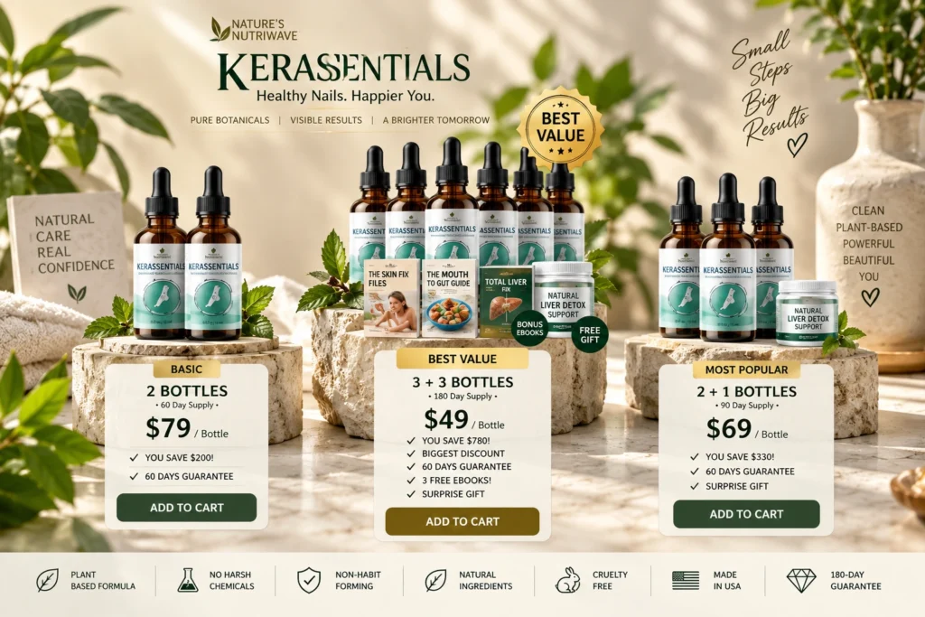 Kerassentials — Pricing & Bundles
