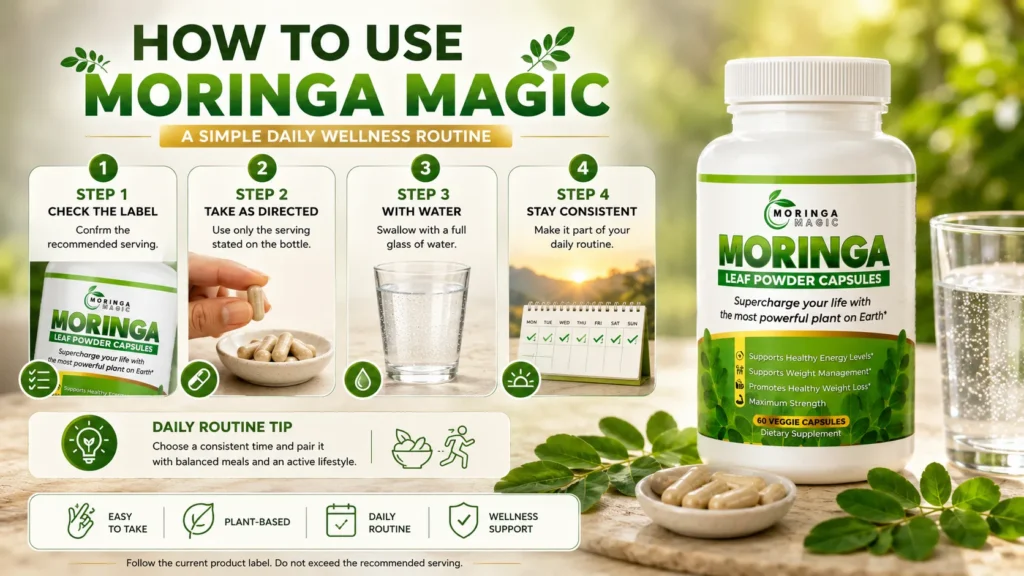 Moringa Magic — How to Use / Dosage