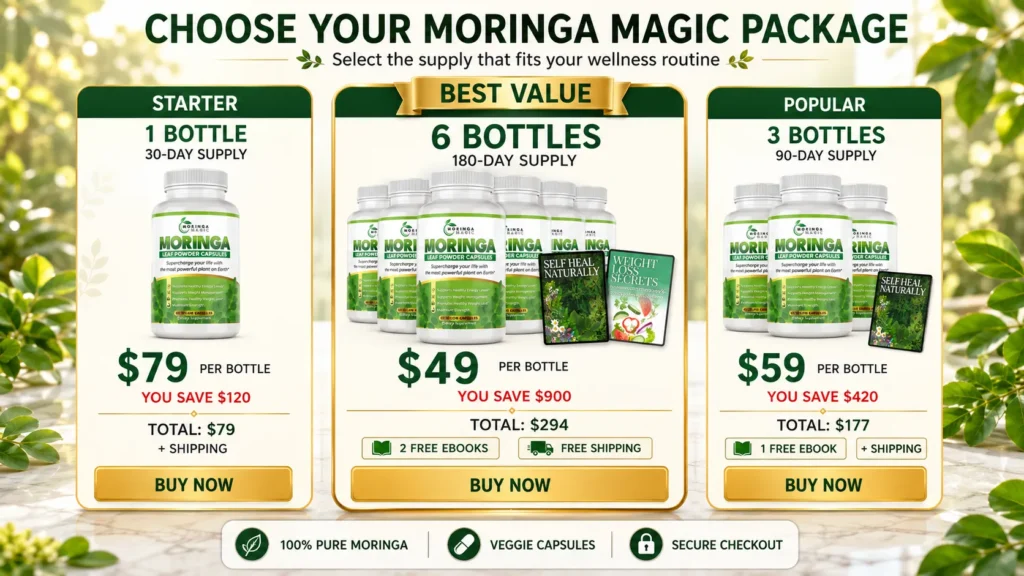 Moringa Magic — Pricing & Bundles