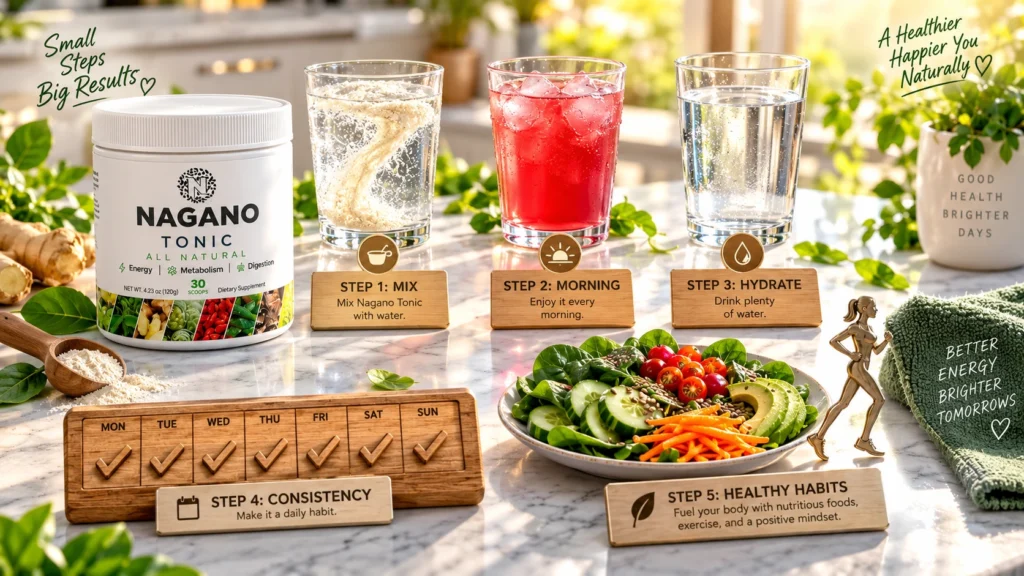 Nagano Lean Body Tonic — How to Use / Dosage