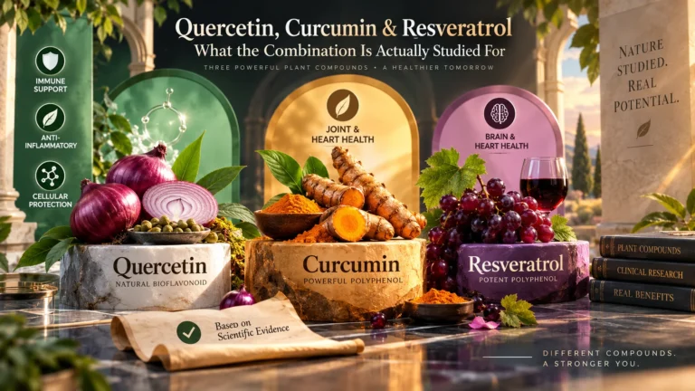 Quercetin, Curcumin & Resveratrol: Real Evidence
