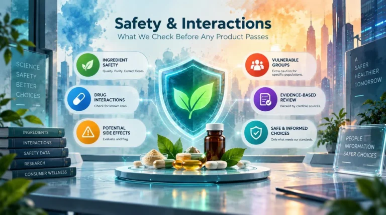 Safety & Interactions: What We Check Before Any Product Passes
