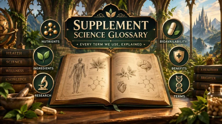 Supplement Science Glossary: Every Term We Use, Explained