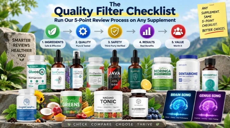 The Quality Filter Checklist: Run Our 5-Point Review Process on Any Supplement