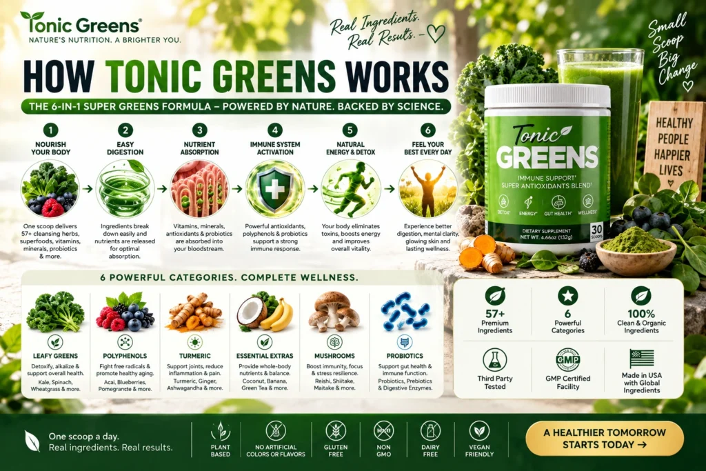 TonicGreens — How It Works
