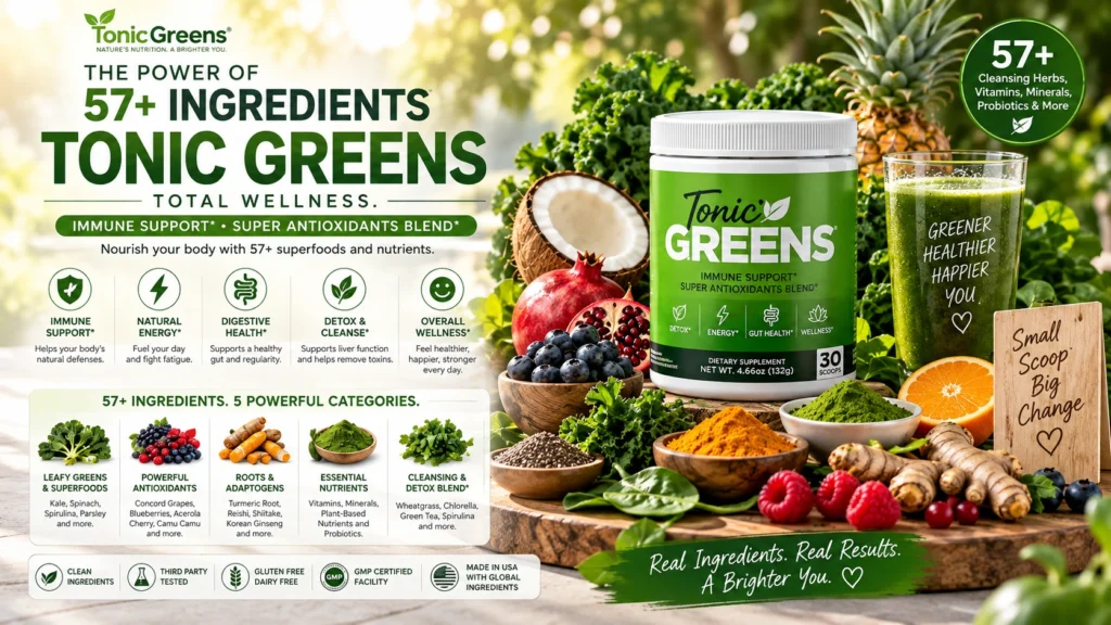 TonicGreens — Ingredient Evidence