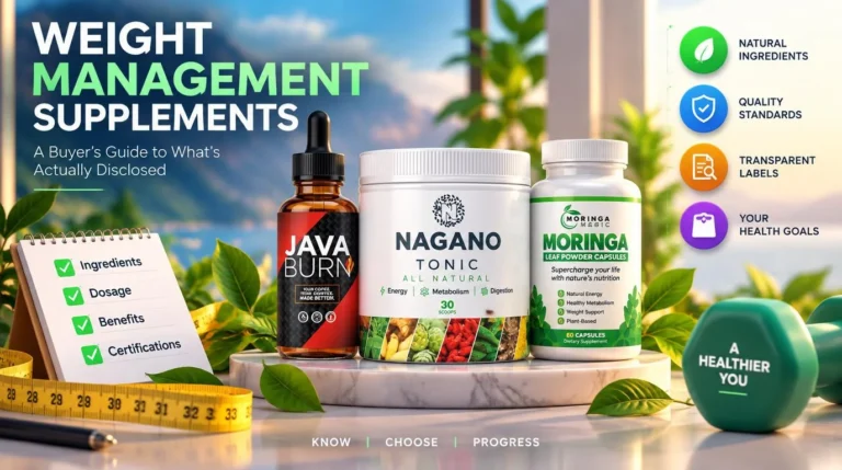 Weight Management Supplements: A Buyer’s Guide to What’s Actually Disclosed