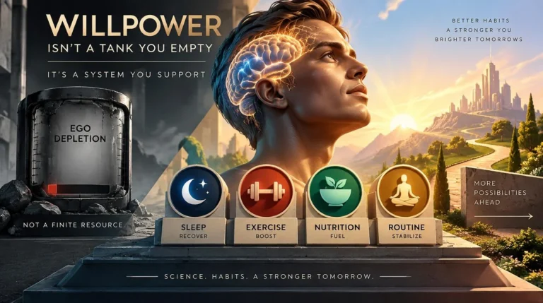Willpower Isn’t a Tank You Empty: What Actually Replaced Ego Depletion Theory