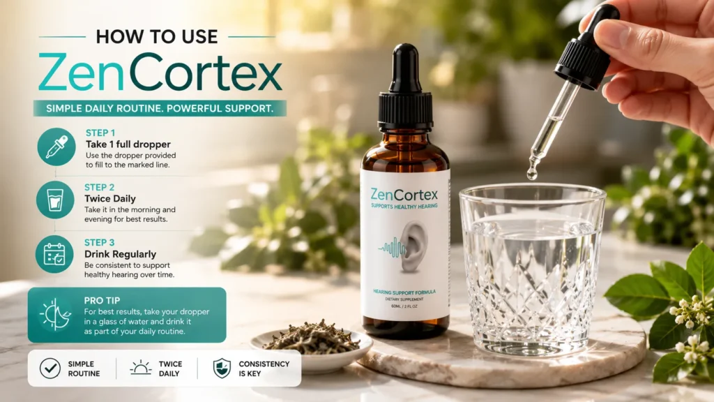 ZenCortex — How to Use / Dosage
