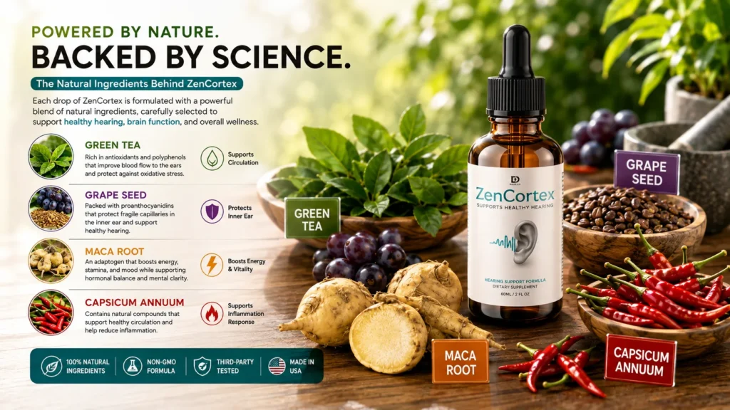 ZenCortex — Ingredient Evidence